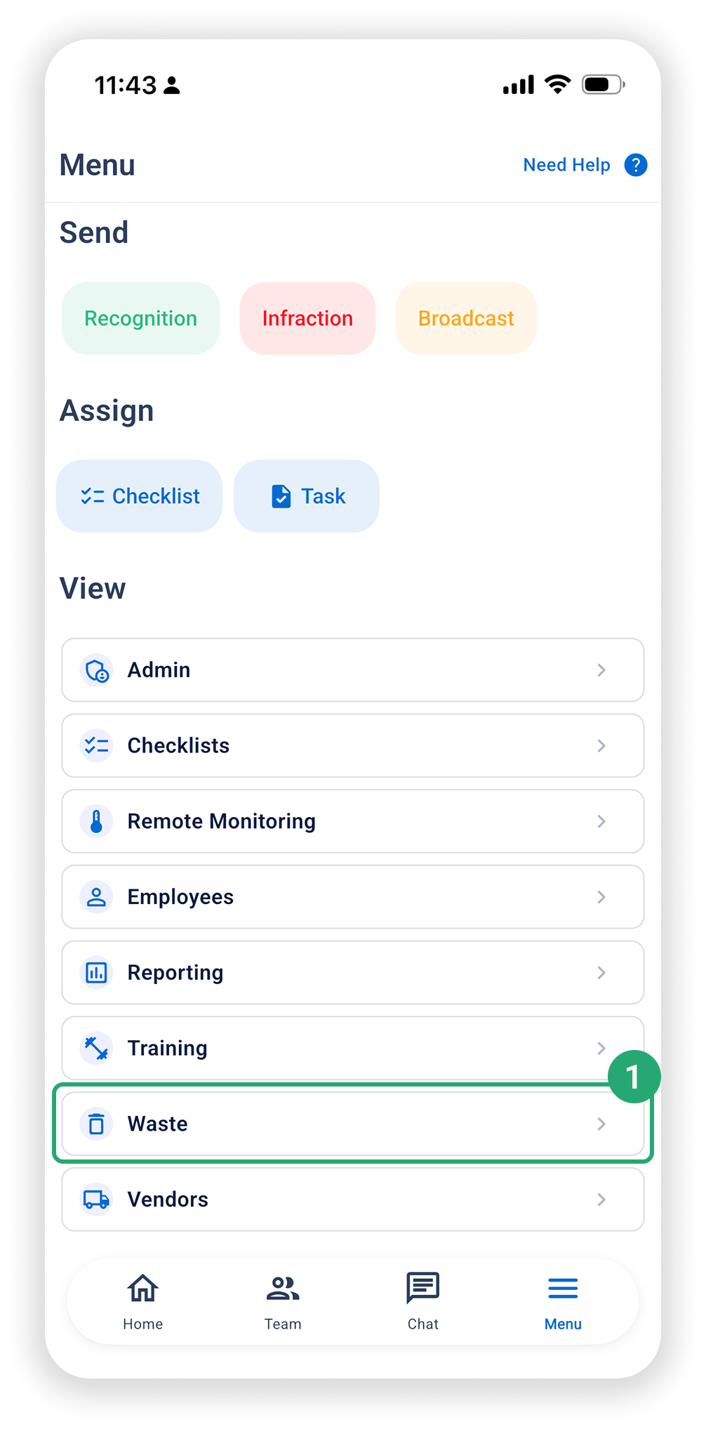 Submit Waste by Daypart (Mobile)_ Step 1.png
